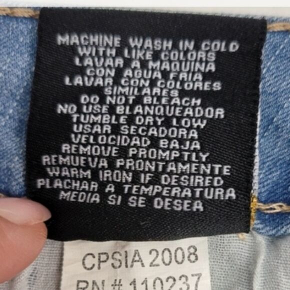 VIGOSS‎ Chelsea Stretch Denim Embroidered Shorts SIZE 14 - Picture 9 of 10